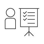 Mitarbeiter mit Checkliste